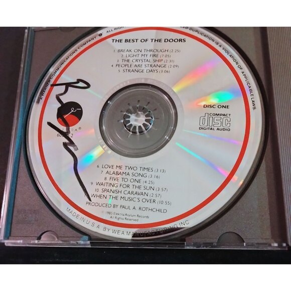 Best of the Doors Disc 1 CD - Picture 4 of 5